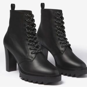 NIB Tamara Mellon Throttle Vitello lace up utility boot size 10 (40)